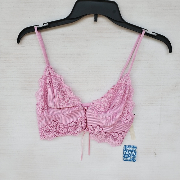 NWT Free People Purple Caroline Bralette - Picture 2 of 3